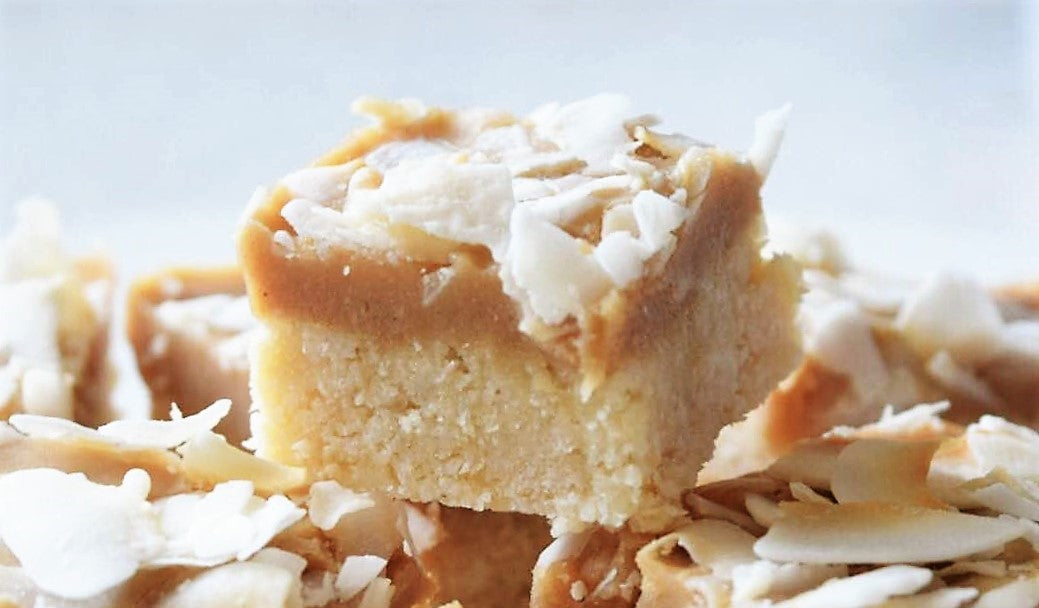 Coconut Caramel Protein Slice