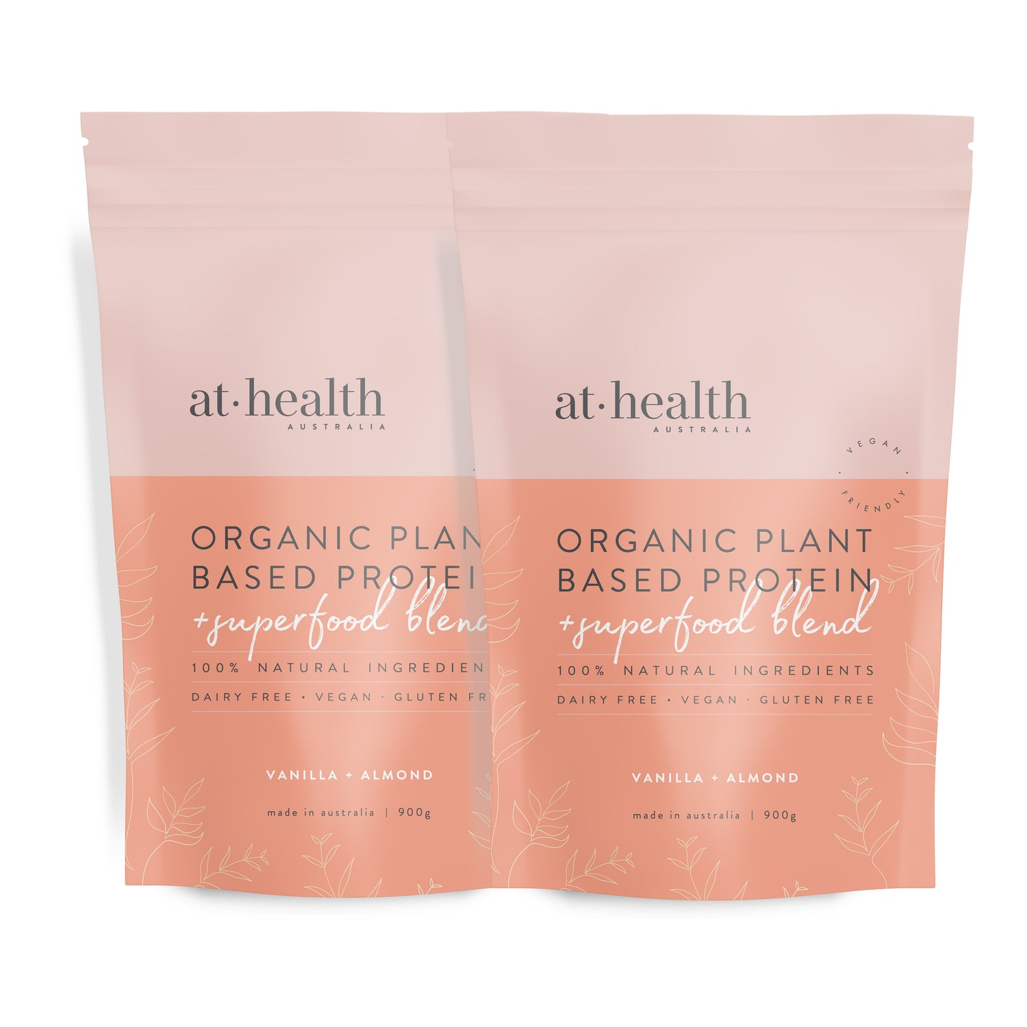 Vegan Organic Plant Based Protein Powder - Vanilla &amp; Almond