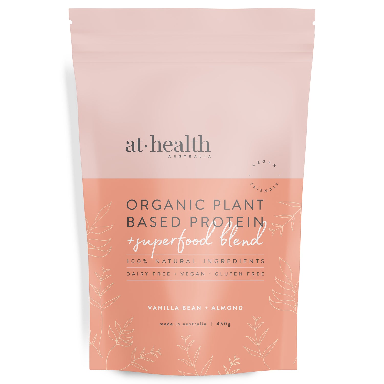 Vegan Organic Plant Based Protein Powder - Vanilla &amp; Almond