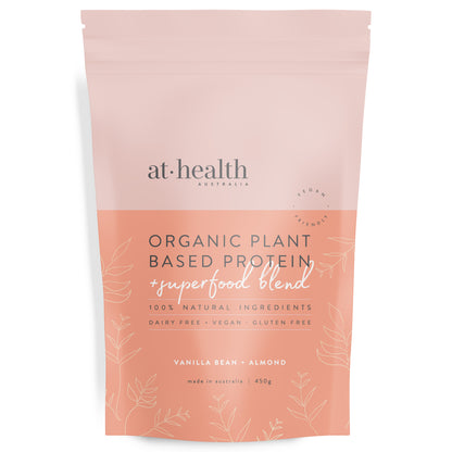 Vegan Organic Plant Based Protein Powder - Vanilla &amp; Almond