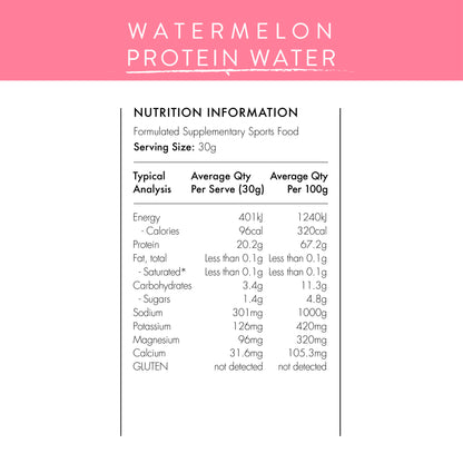 Protein Water with Collagen, Hydration Salts &amp; BCAA - Berry Sorbet