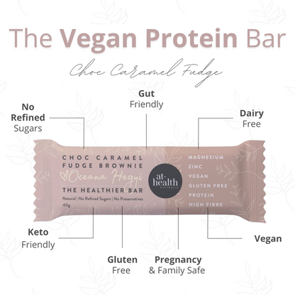 Choc Caramel Fudge Brownie - Vegan Protein Bar